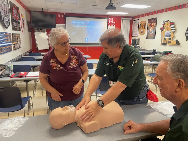 CERT Members Certify as BLS/CPR Providers