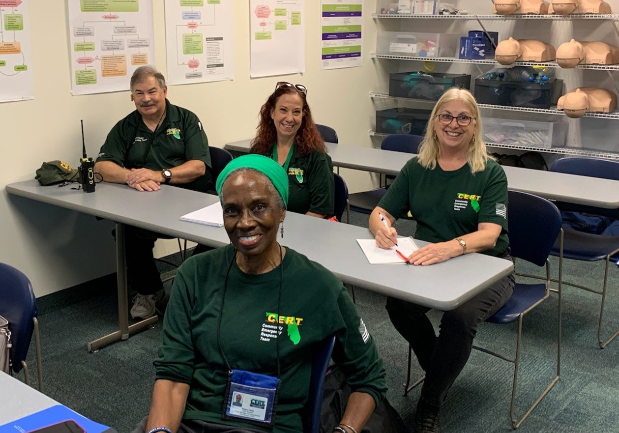 CERT Team Members certify as Stop the Bleed Instructors