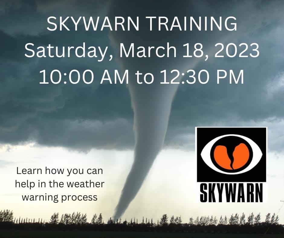 SKYWARN CLASS - March 18